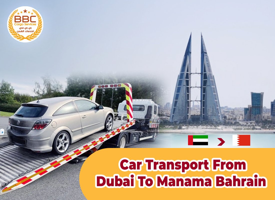 Recovery Hydraulic Platform Car Transport From Dubai To Manama Bahrain