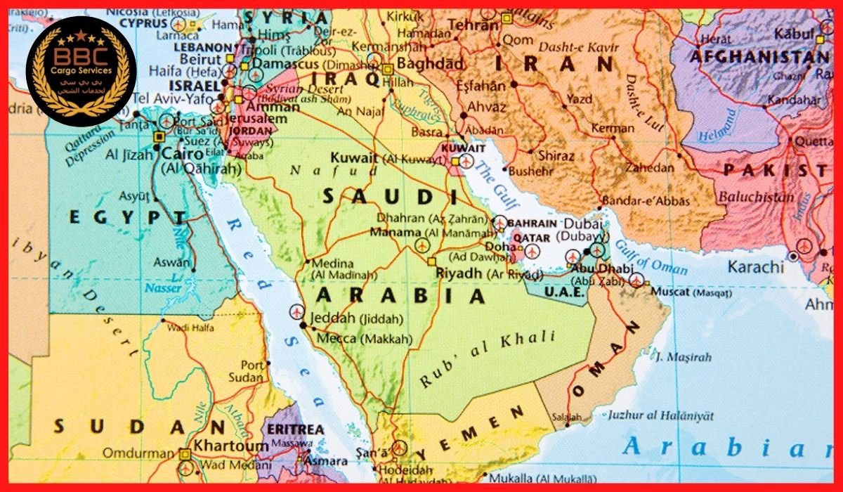 شحن من دبي الى السعودية